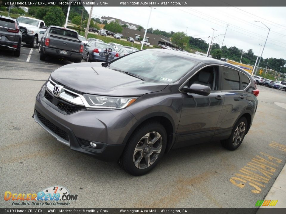 2019 Honda CR-V EX-L AWD Modern Steel Metallic / Gray Photo #6