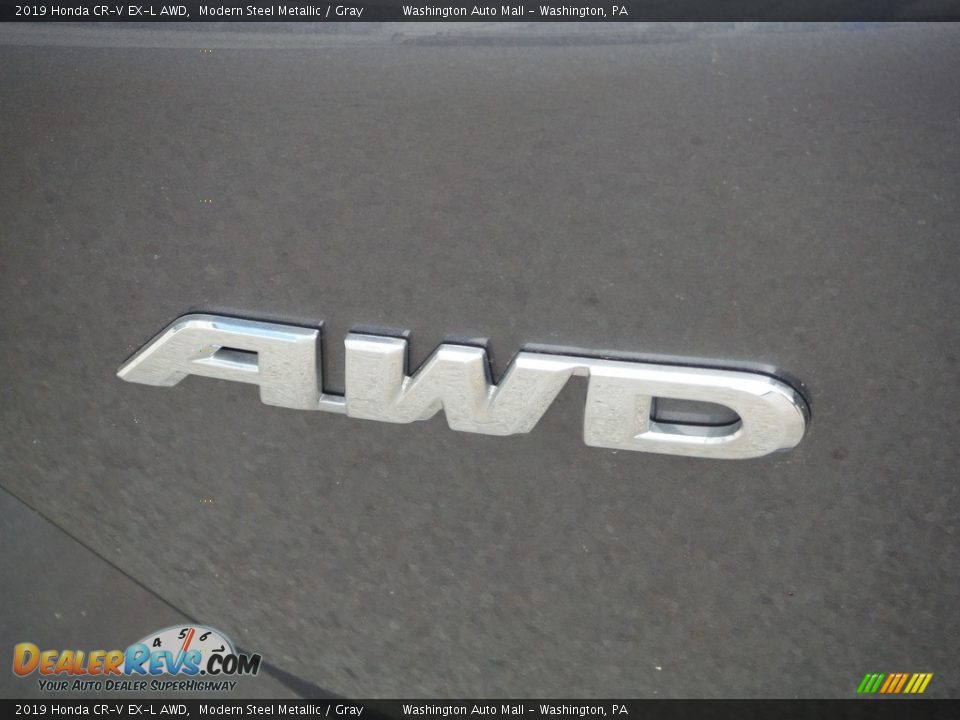 2019 Honda CR-V EX-L AWD Modern Steel Metallic / Gray Photo #11