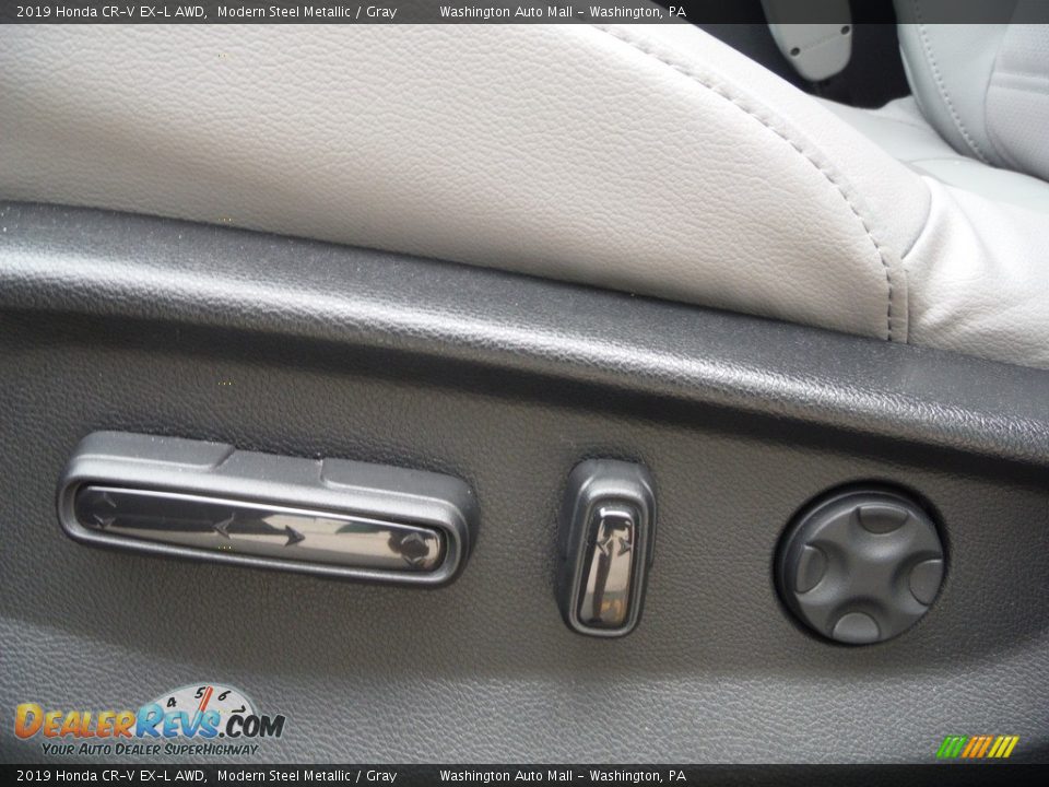 2019 Honda CR-V EX-L AWD Modern Steel Metallic / Gray Photo #15