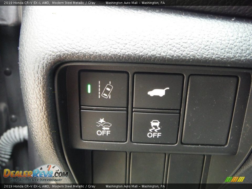 2019 Honda CR-V EX-L AWD Modern Steel Metallic / Gray Photo #16