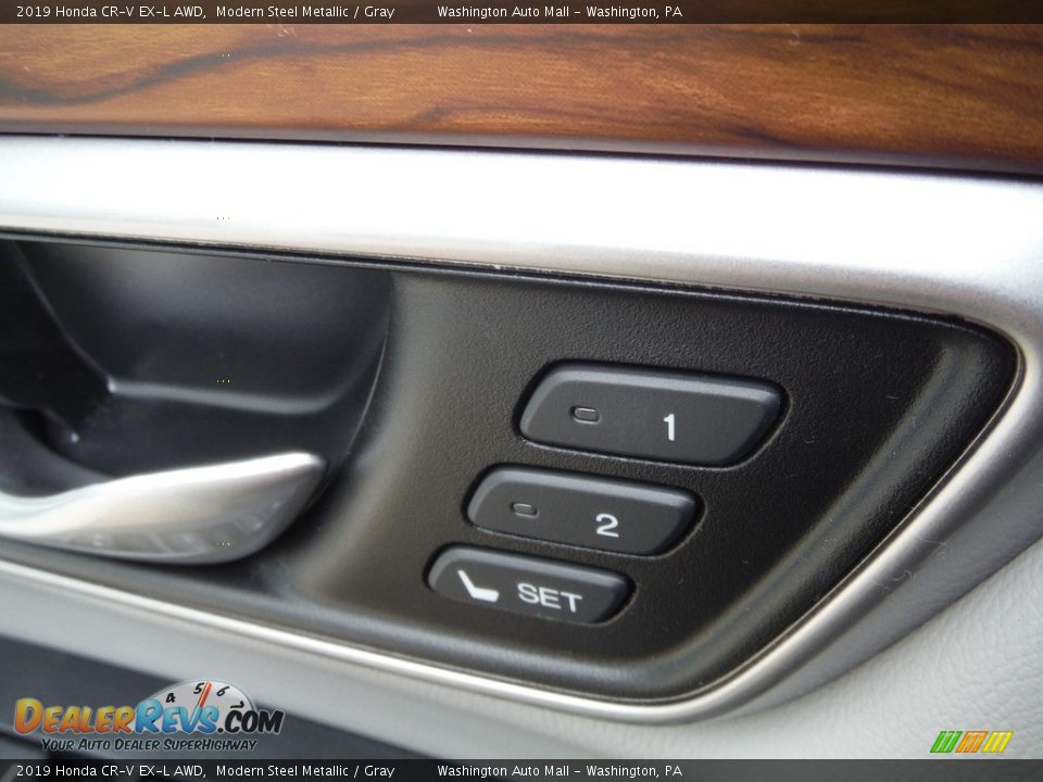 2019 Honda CR-V EX-L AWD Modern Steel Metallic / Gray Photo #18