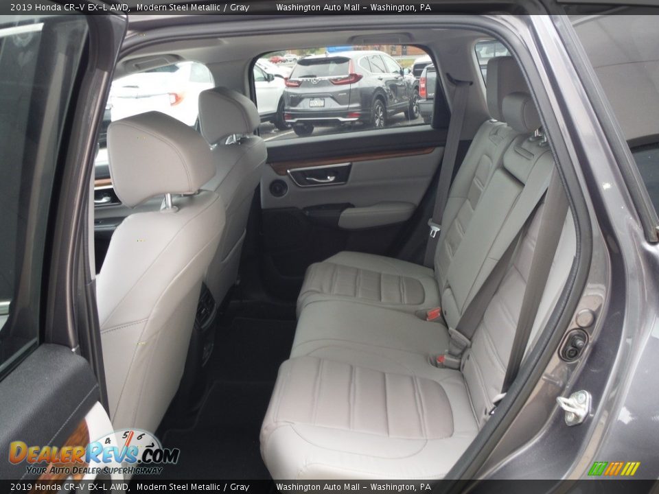 2019 Honda CR-V EX-L AWD Modern Steel Metallic / Gray Photo #19