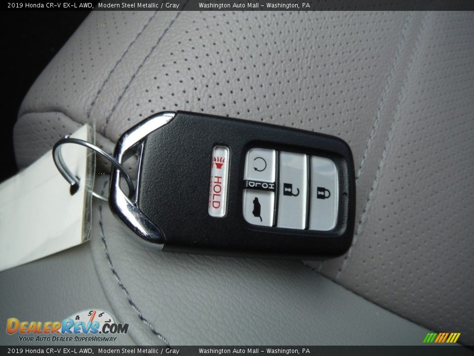 2019 Honda CR-V EX-L AWD Modern Steel Metallic / Gray Photo #21
