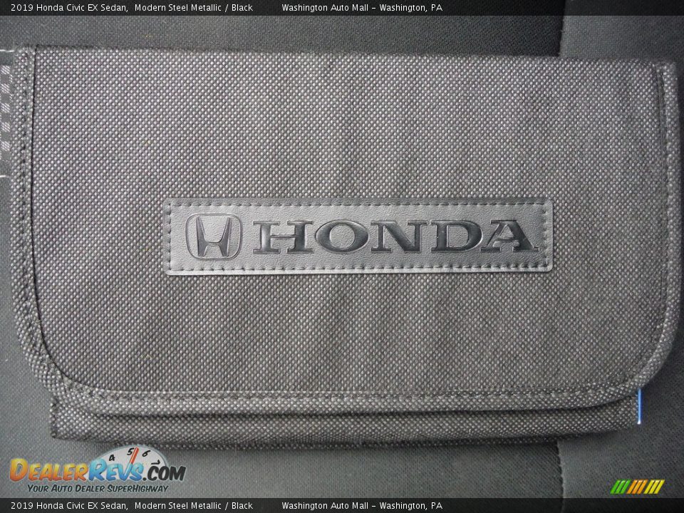 2019 Honda Civic EX Sedan Modern Steel Metallic / Black Photo #27