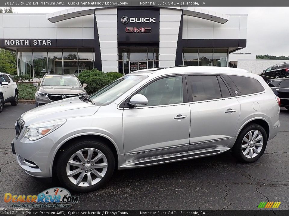 2017 Buick Enclave Premium AWD Quicksilver Metallic / Ebony/Ebony Photo #1