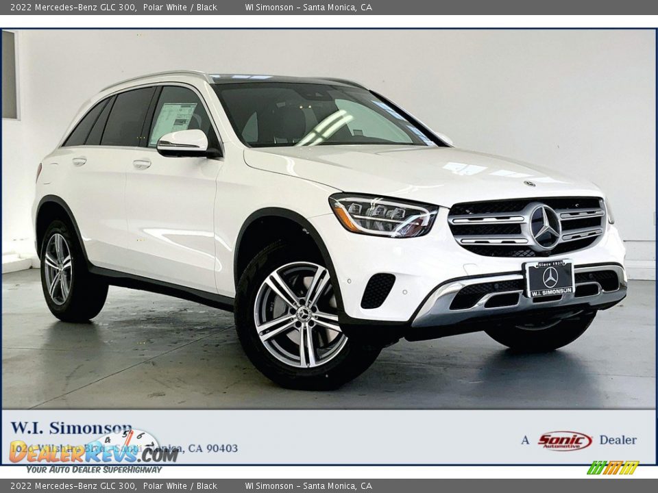 2022 Mercedes-Benz GLC 300 Polar White / Black Photo #1