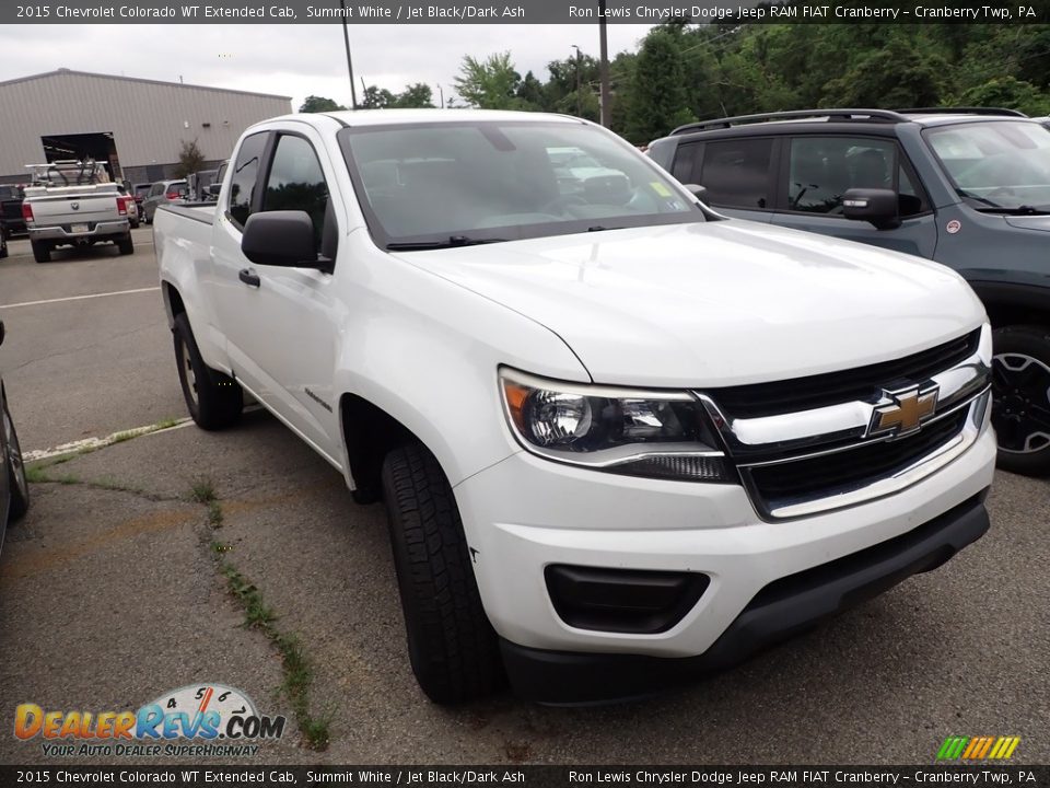 2015 Chevrolet Colorado WT Extended Cab Summit White / Jet Black/Dark Ash Photo #2