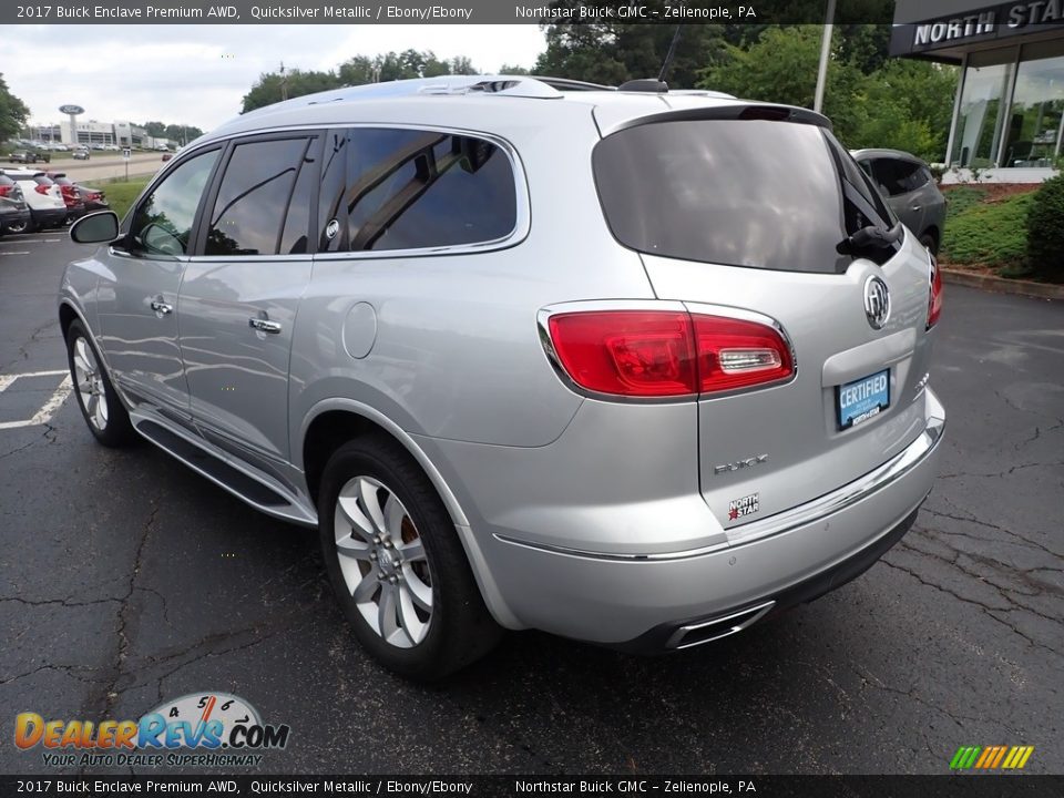 2017 Buick Enclave Premium AWD Quicksilver Metallic / Ebony/Ebony Photo #3