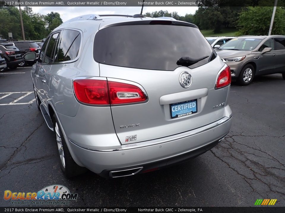 2017 Buick Enclave Premium AWD Quicksilver Metallic / Ebony/Ebony Photo #4