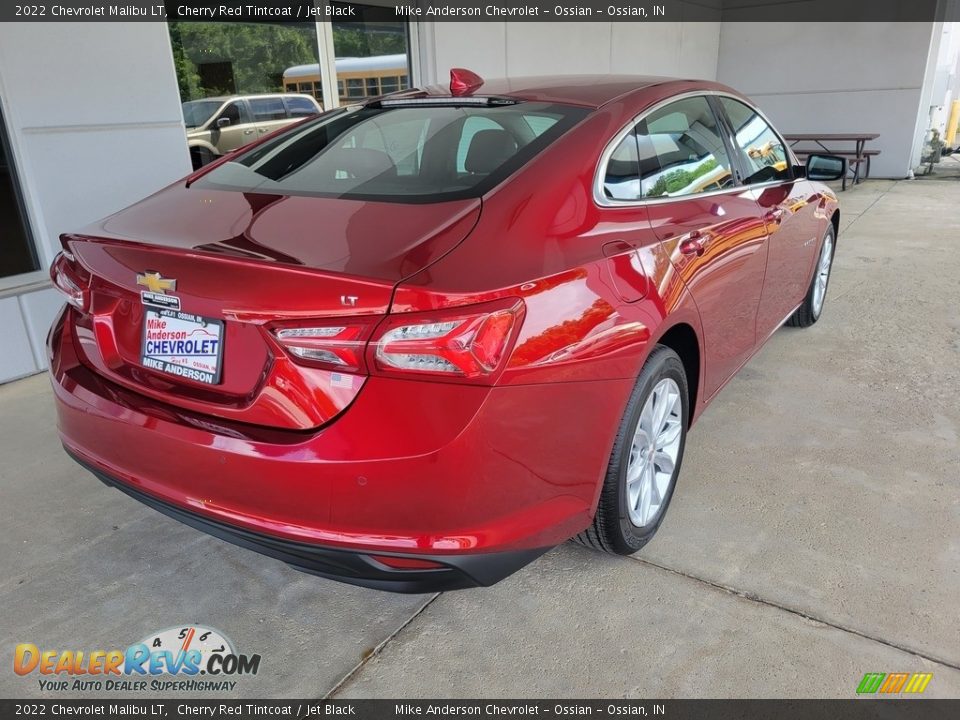 2022 Chevrolet Malibu LT Cherry Red Tintcoat / Jet Black Photo #4