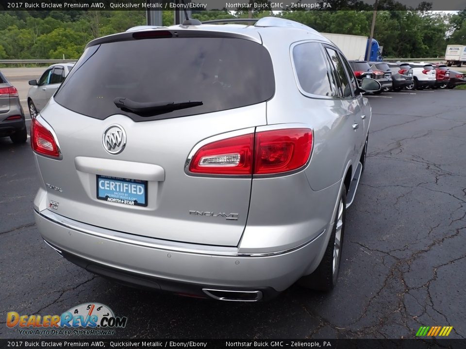 2017 Buick Enclave Premium AWD Quicksilver Metallic / Ebony/Ebony Photo #7