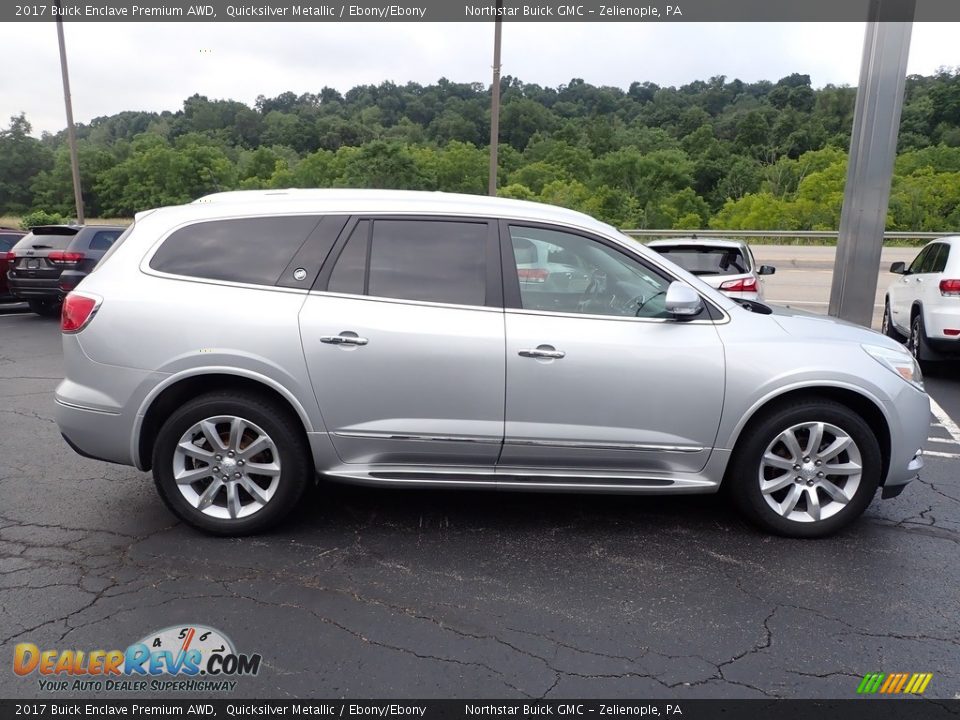 2017 Buick Enclave Premium AWD Quicksilver Metallic / Ebony/Ebony Photo #8