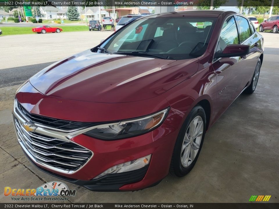 2022 Chevrolet Malibu LT Cherry Red Tintcoat / Jet Black Photo #8