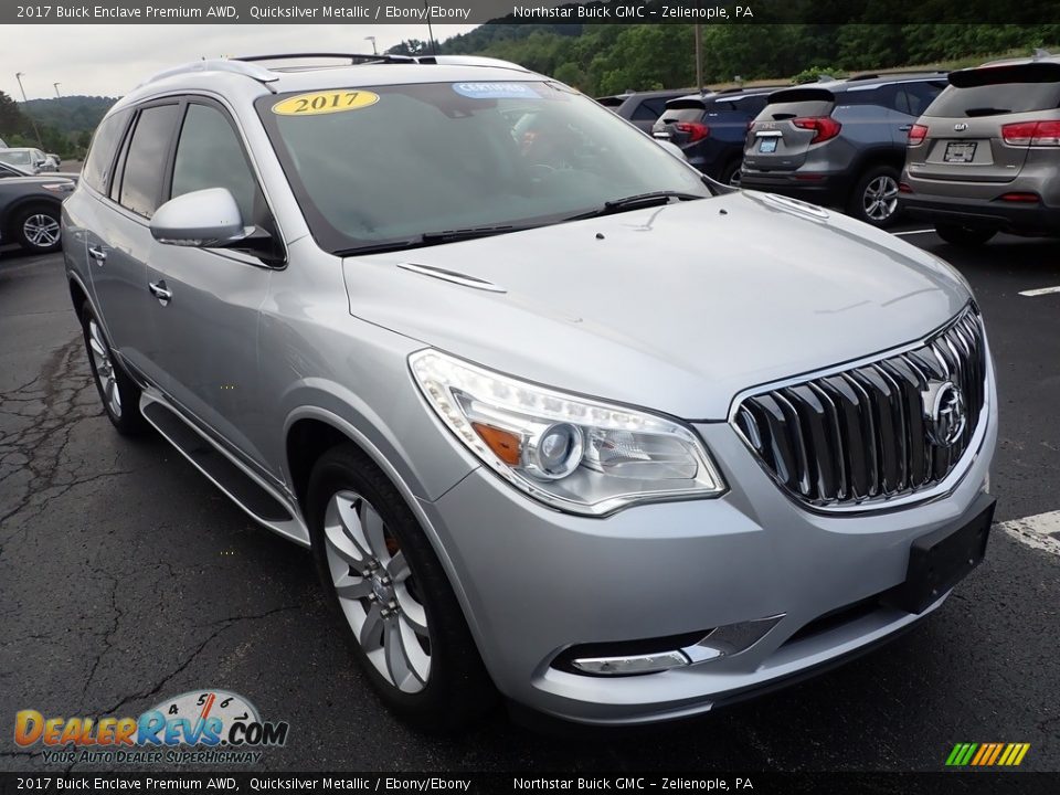 2017 Buick Enclave Premium AWD Quicksilver Metallic / Ebony/Ebony Photo #9