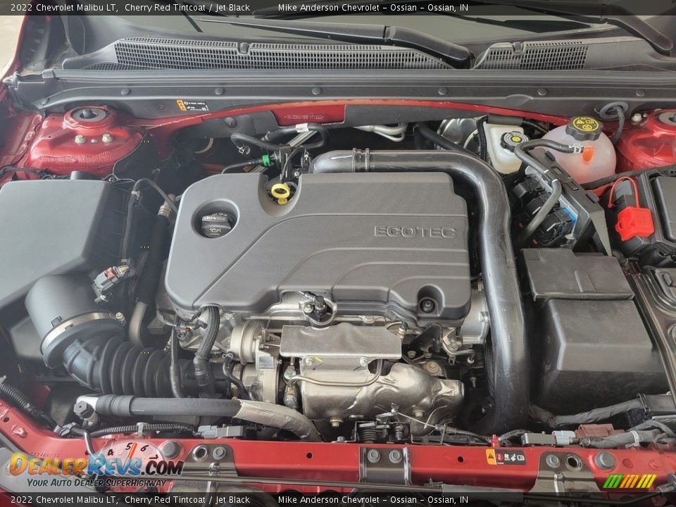 2022 Chevrolet Malibu LT 1.5 Liter Turbocharged DOHC 16-Valve VVT 4 Cylinder Engine Photo #10