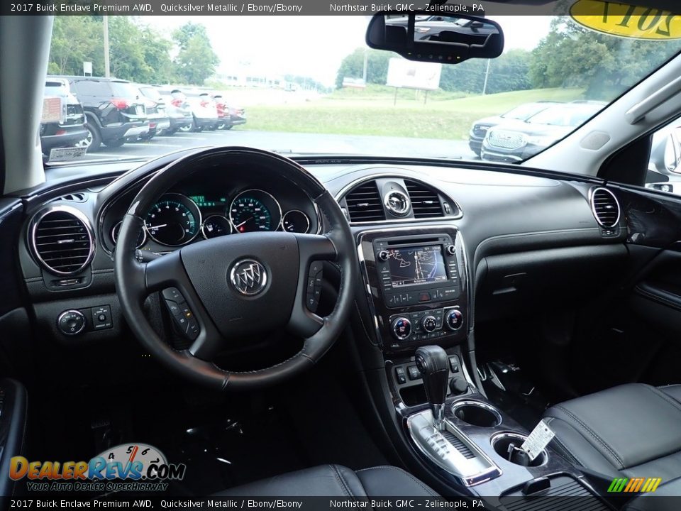 2017 Buick Enclave Premium AWD Quicksilver Metallic / Ebony/Ebony Photo #20