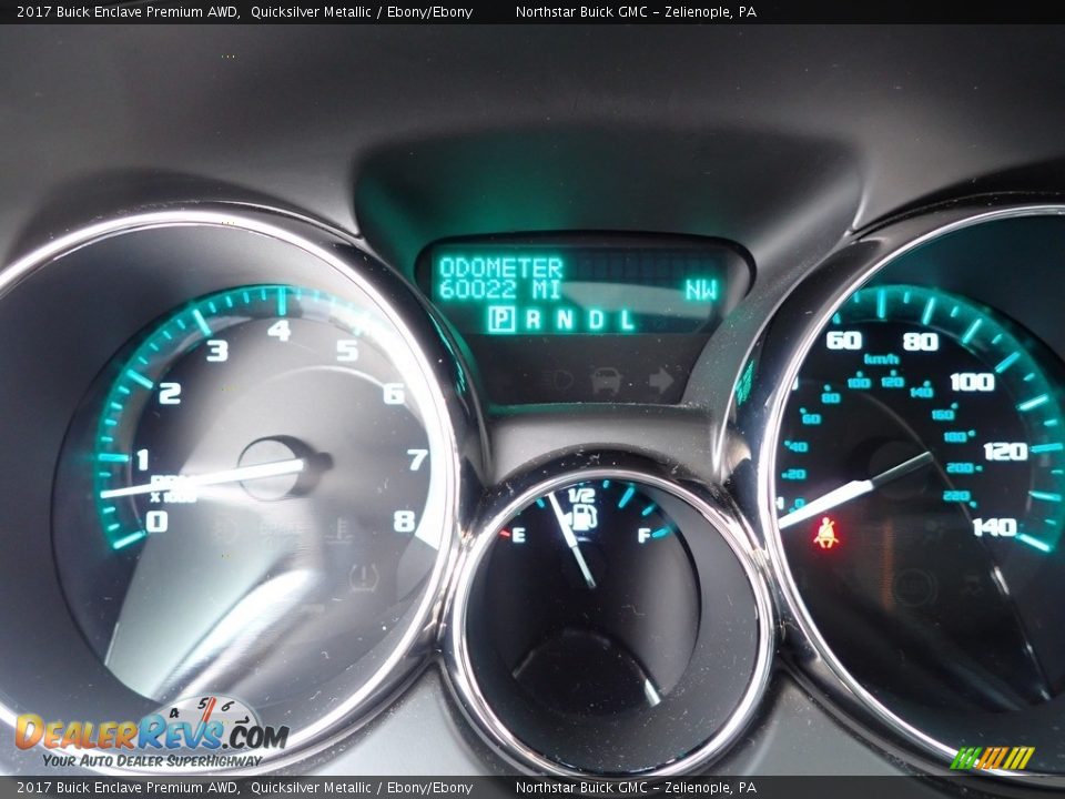 2017 Buick Enclave Premium AWD Quicksilver Metallic / Ebony/Ebony Photo #25