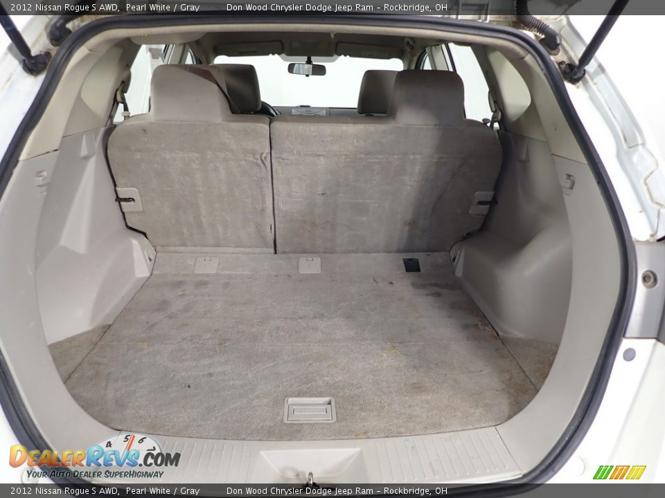 2012 Nissan Rogue S AWD Pearl White / Gray Photo #7