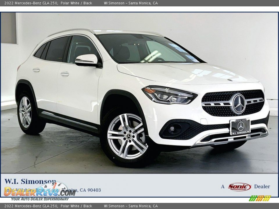 2022 Mercedes-Benz GLA 250 Polar White / Black Photo #1