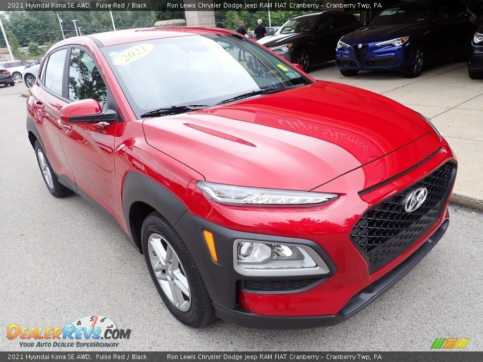 2021 Hyundai Kona SE AWD Pulse Red / Black Photo #2