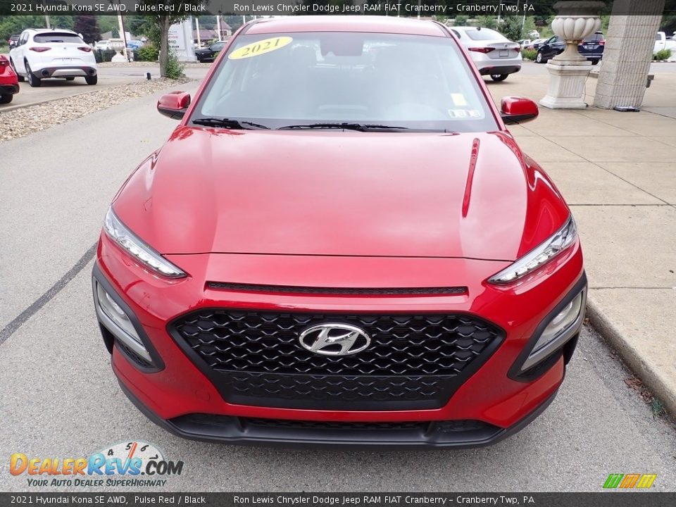 2021 Hyundai Kona SE AWD Pulse Red / Black Photo #3