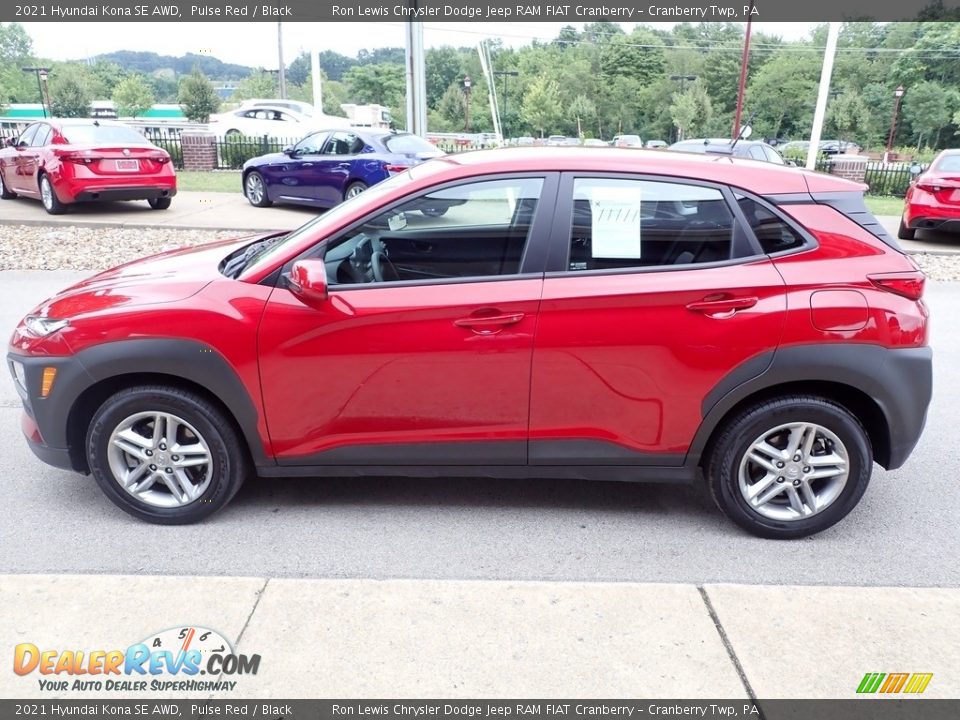 2021 Hyundai Kona SE AWD Pulse Red / Black Photo #5