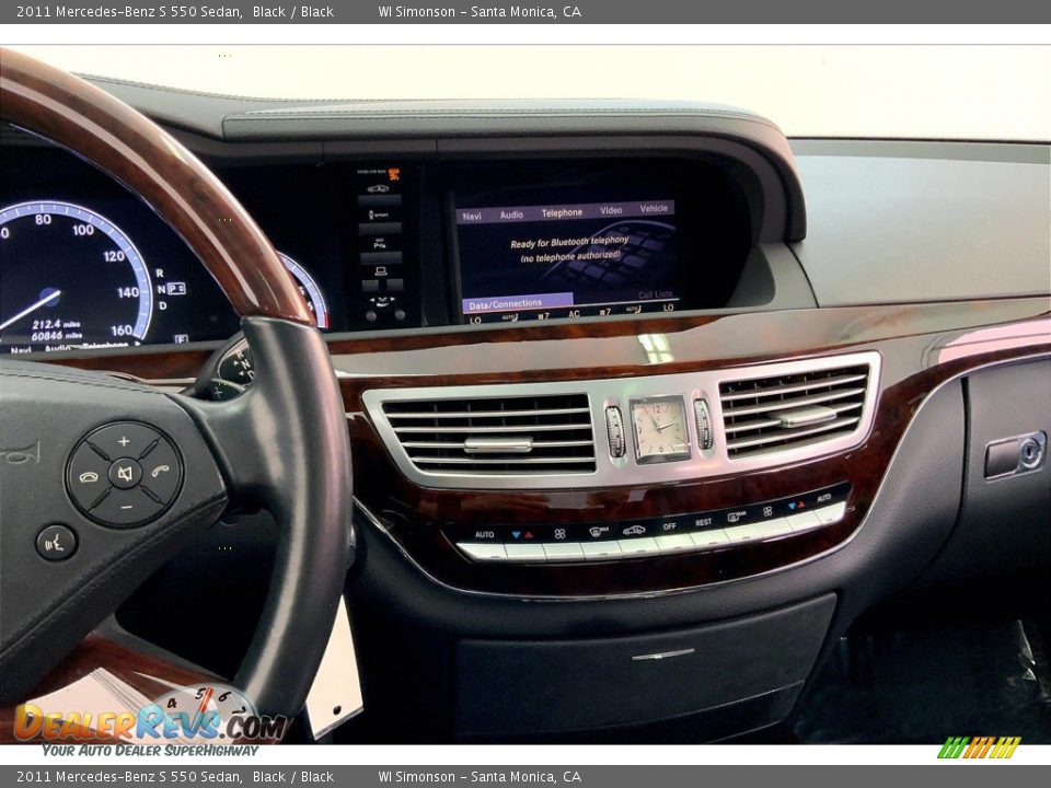 2011 Mercedes-Benz S 550 Sedan Black / Black Photo #5