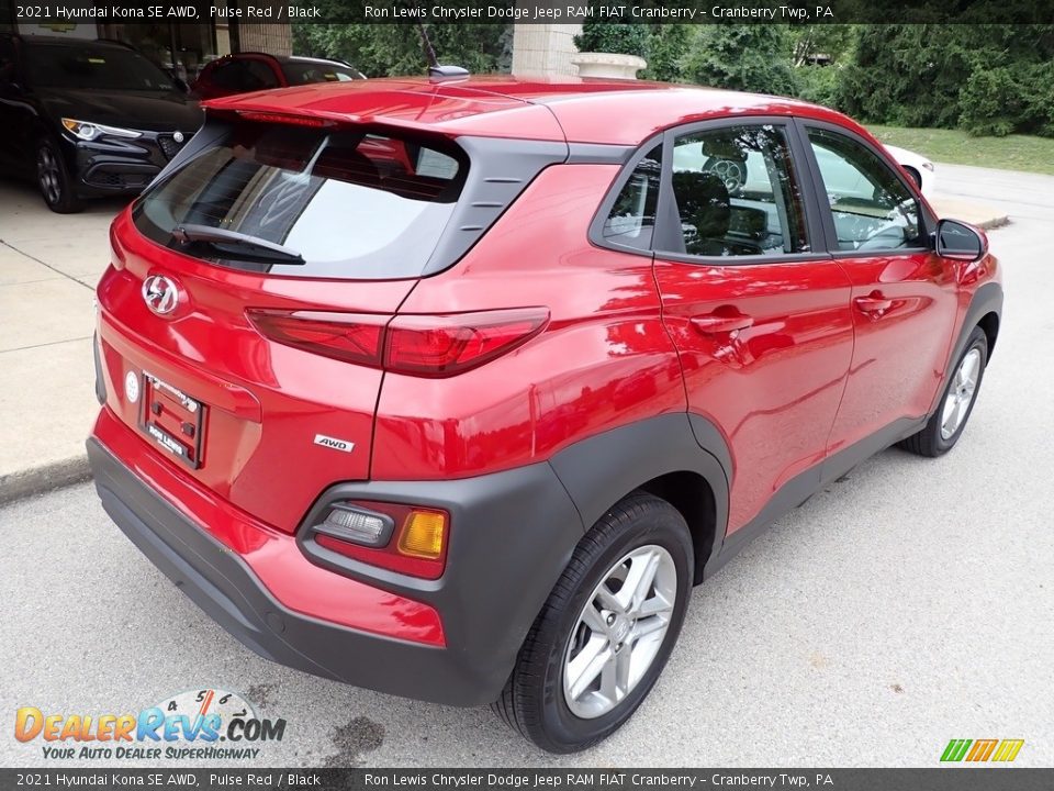 2021 Hyundai Kona SE AWD Pulse Red / Black Photo #8