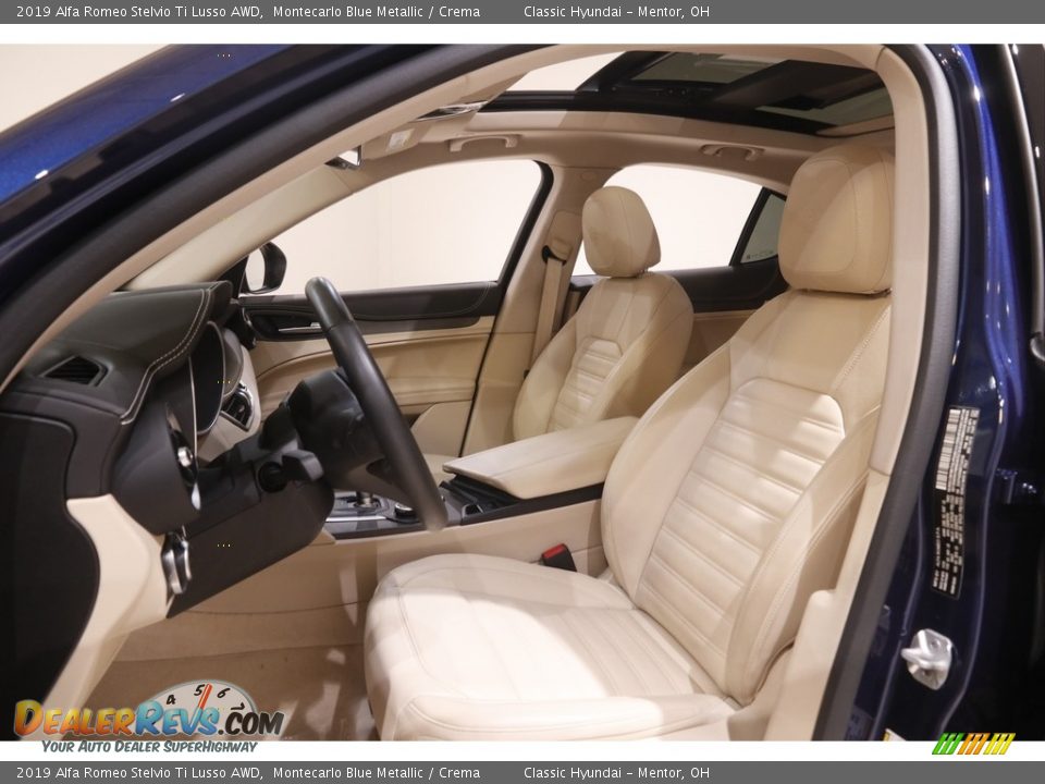 Crema Interior - 2019 Alfa Romeo Stelvio Ti Lusso AWD Photo #5