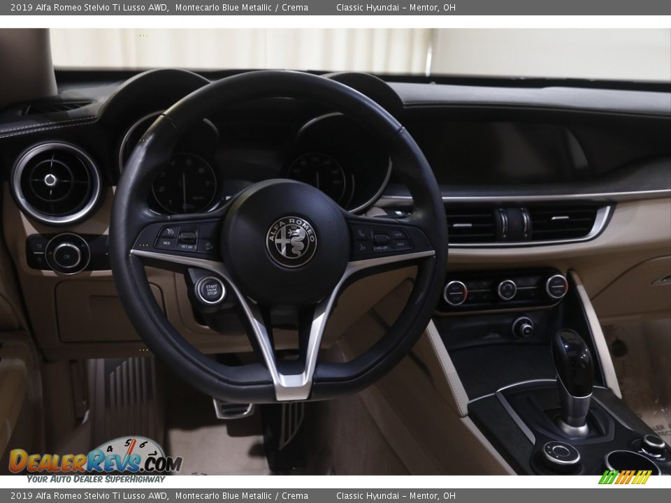 Dashboard of 2019 Alfa Romeo Stelvio Ti Lusso AWD Photo #6