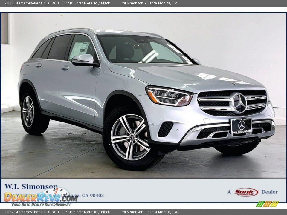 2022 Mercedes-Benz GLC 300 Cirrus Silver Metallic / Black Photo #1