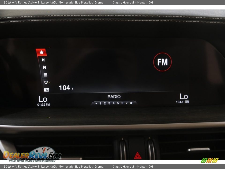 Controls of 2019 Alfa Romeo Stelvio Ti Lusso AWD Photo #10