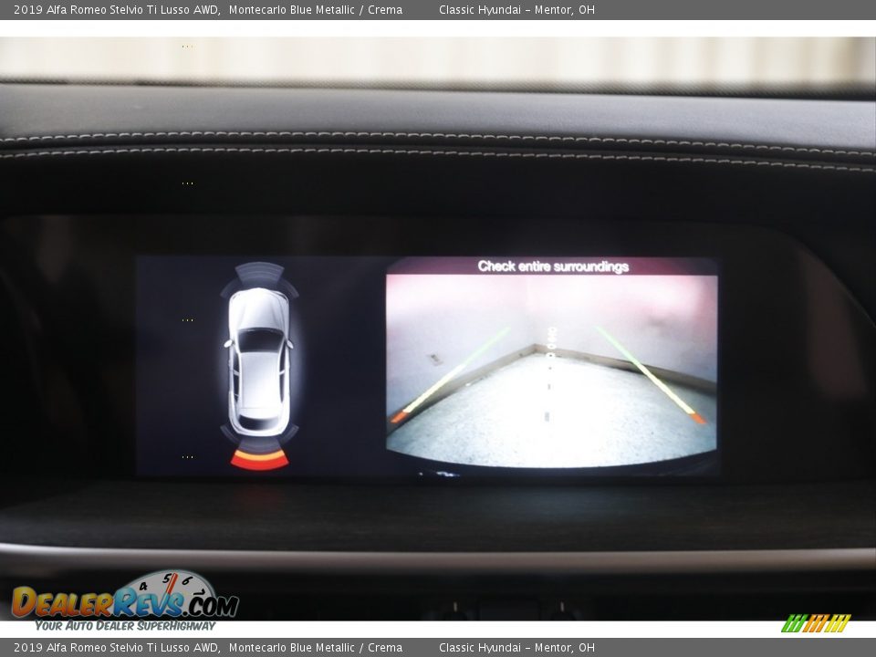 2019 Alfa Romeo Stelvio Ti Lusso AWD Montecarlo Blue Metallic / Crema Photo #14