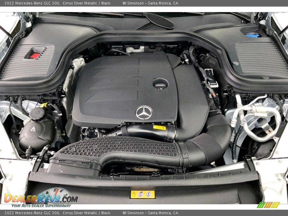 2022 Mercedes-Benz GLC 300 Cirrus Silver Metallic / Black Photo #9