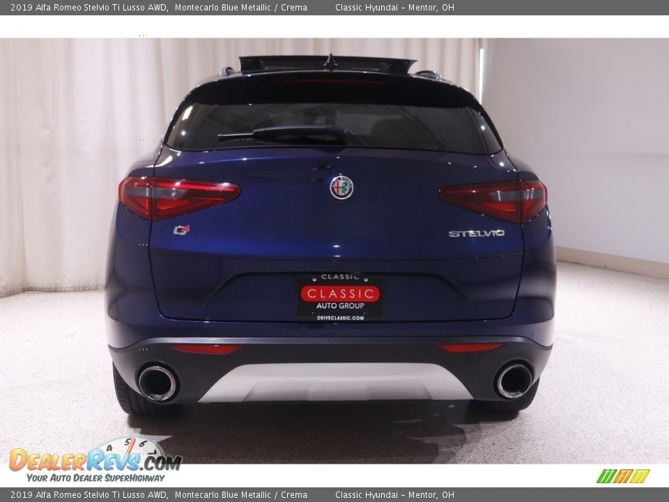 2019 Alfa Romeo Stelvio Ti Lusso AWD Montecarlo Blue Metallic / Crema Photo #21