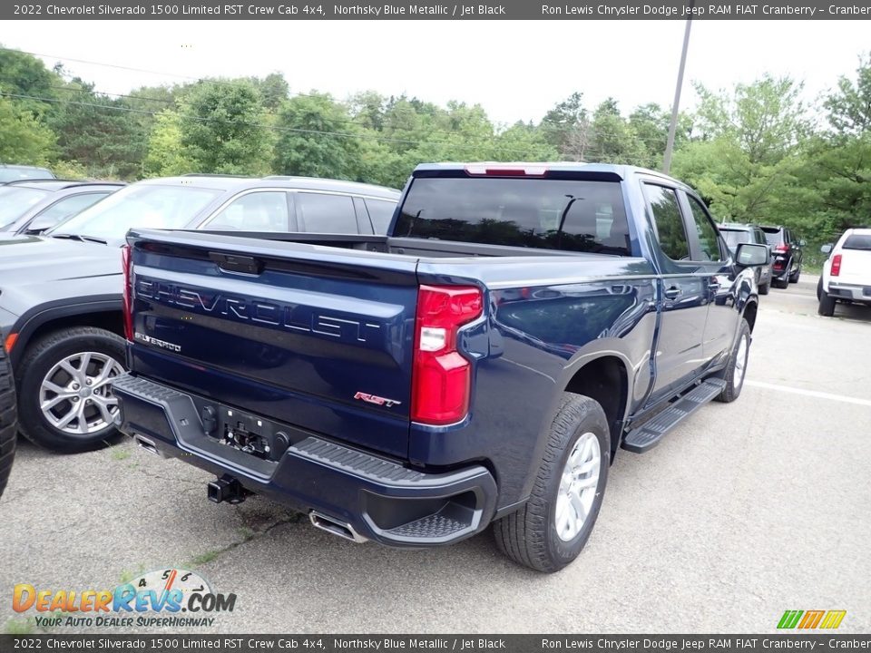 2022 Chevrolet Silverado 1500 Limited RST Crew Cab 4x4 Northsky Blue Metallic / Jet Black Photo #4