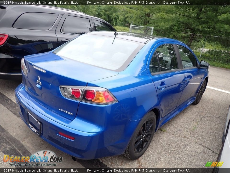 2017 Mitsubishi Lancer LE Octane Blue Pearl / Black Photo #4