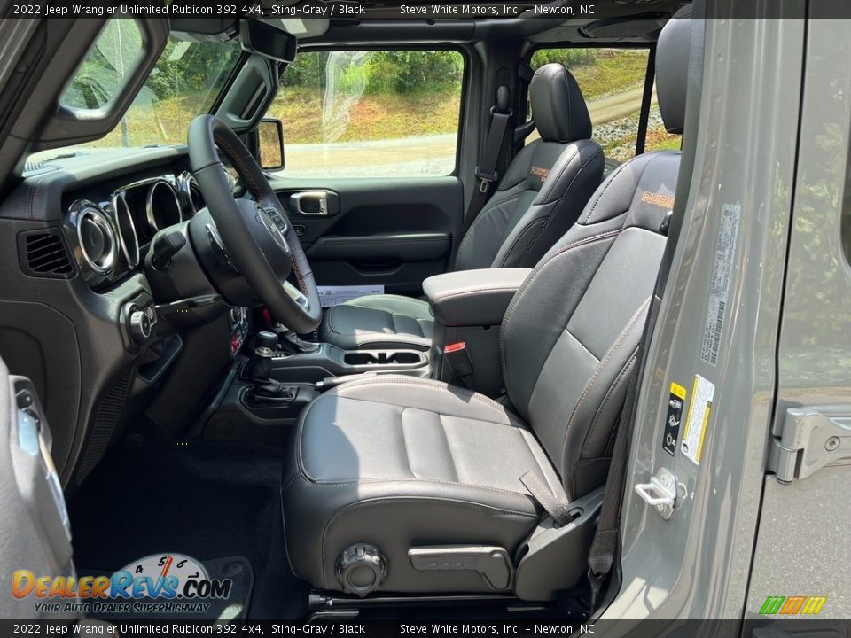 Black Interior - 2022 Jeep Wrangler Unlimited Rubicon 392 4x4 Photo #15