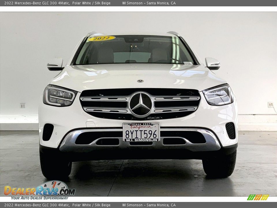 2022 Mercedes-Benz GLC 300 4Matic Polar White / Silk Beige Photo #2