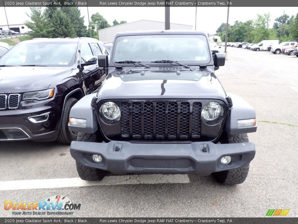 2020 Jeep Gladiator Sport 4x4 Black / Black Photo #2