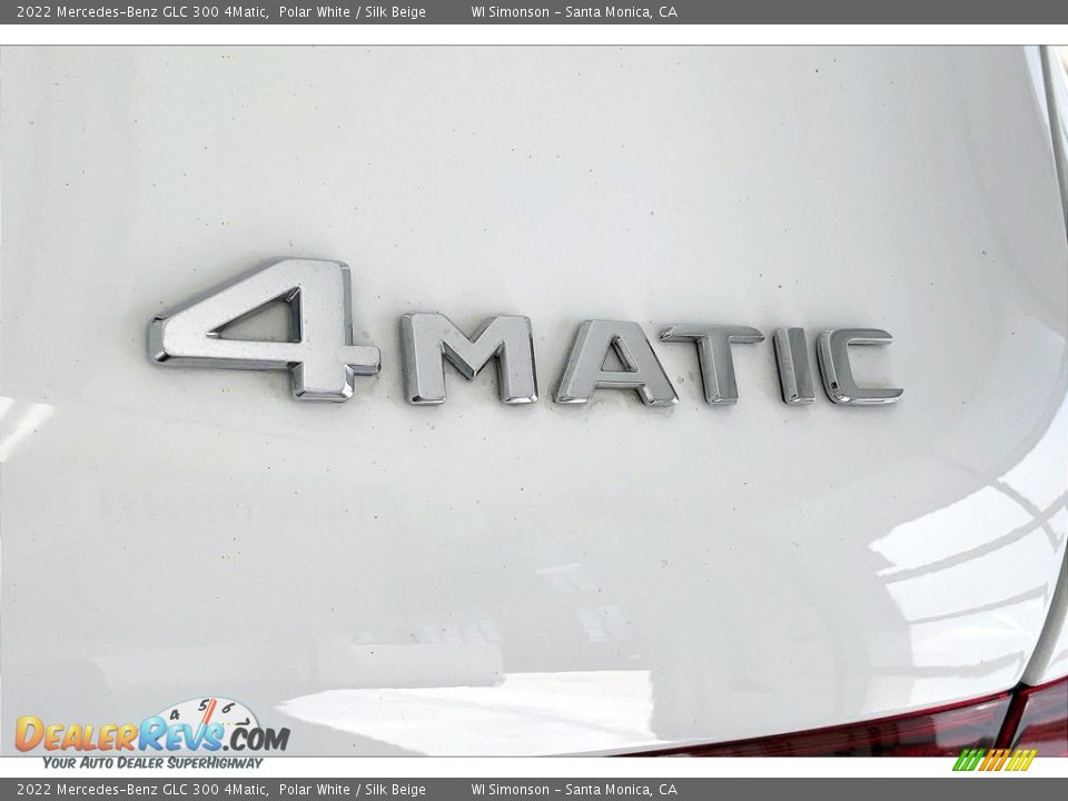 2022 Mercedes-Benz GLC 300 4Matic Polar White / Silk Beige Photo #7