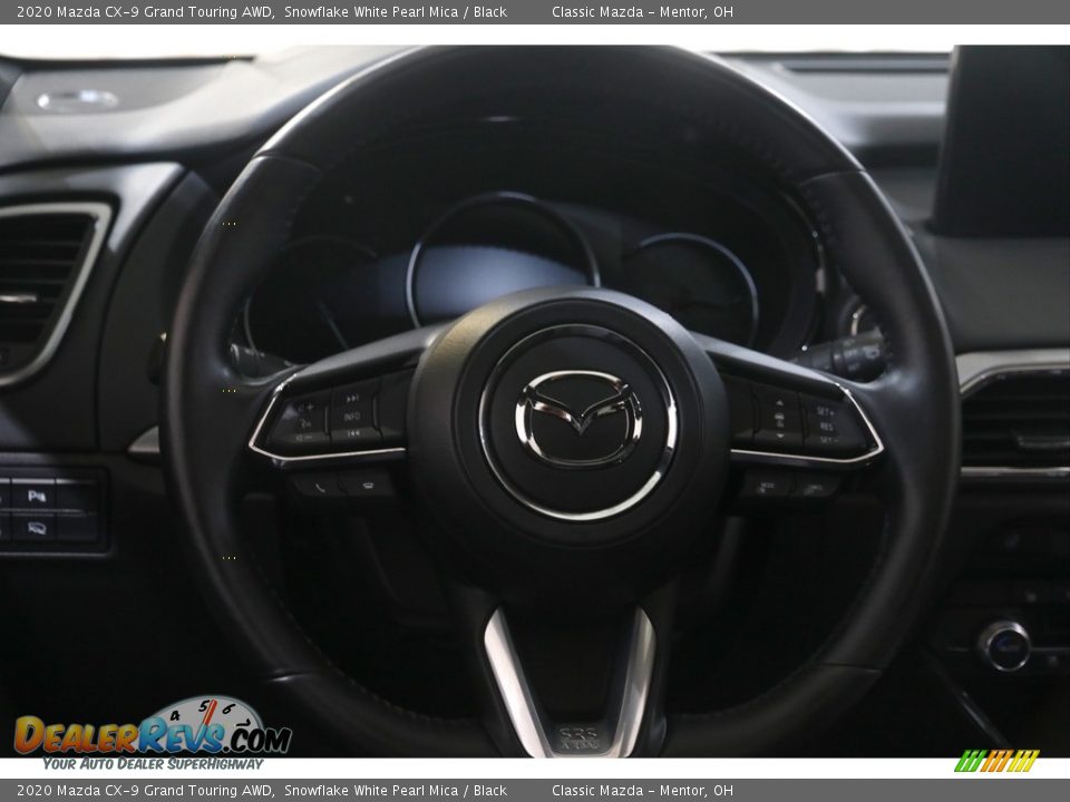 2020 Mazda CX-9 Grand Touring AWD Snowflake White Pearl Mica / Black Photo #7