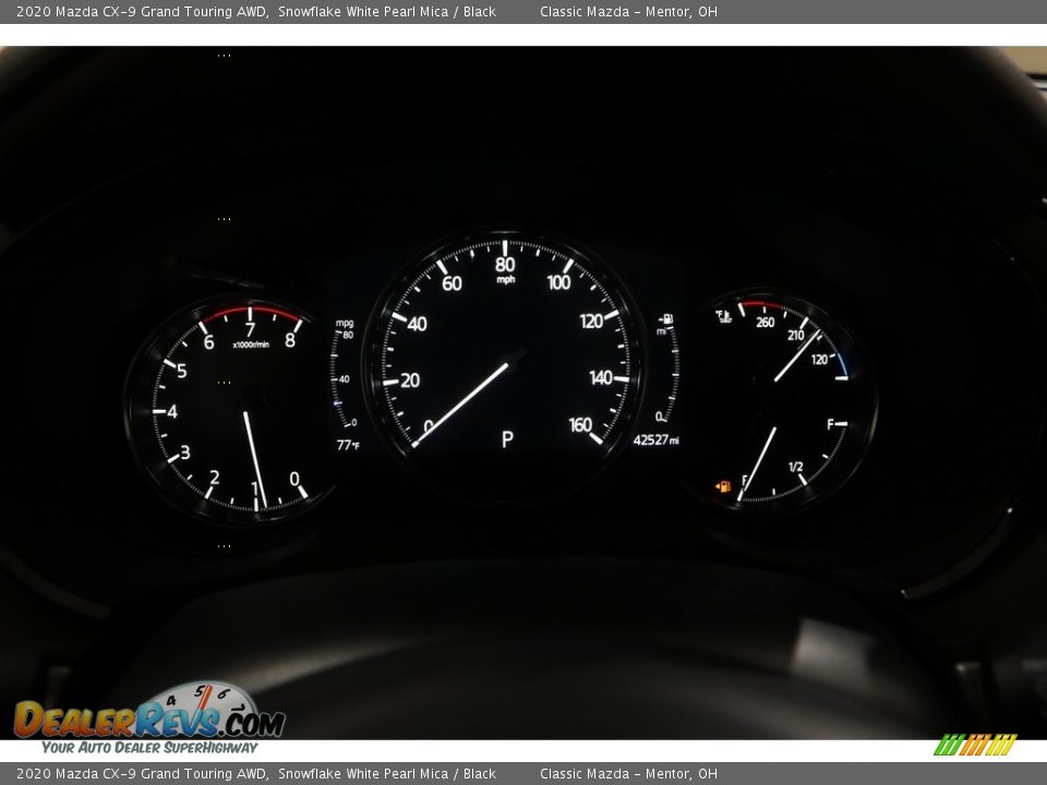 2020 Mazda CX-9 Grand Touring AWD Snowflake White Pearl Mica / Black Photo #8