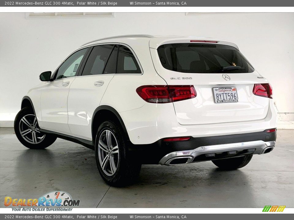 2022 Mercedes-Benz GLC 300 4Matic Polar White / Silk Beige Photo #10