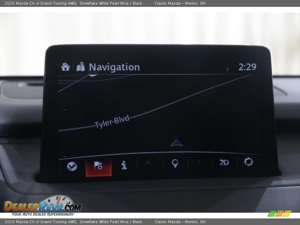 2020 Mazda CX-9 Grand Touring AWD Snowflake White Pearl Mica / Black Photo #9