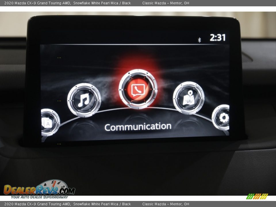 2020 Mazda CX-9 Grand Touring AWD Snowflake White Pearl Mica / Black Photo #11