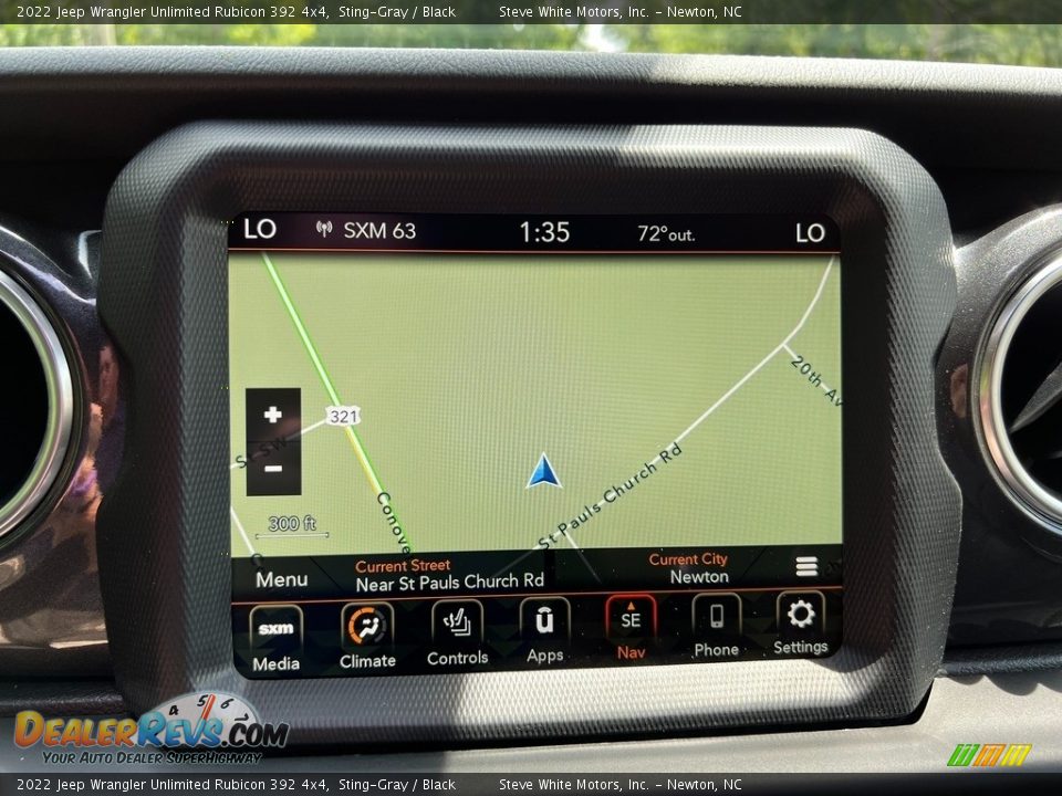 Navigation of 2022 Jeep Wrangler Unlimited Rubicon 392 4x4 Photo #30