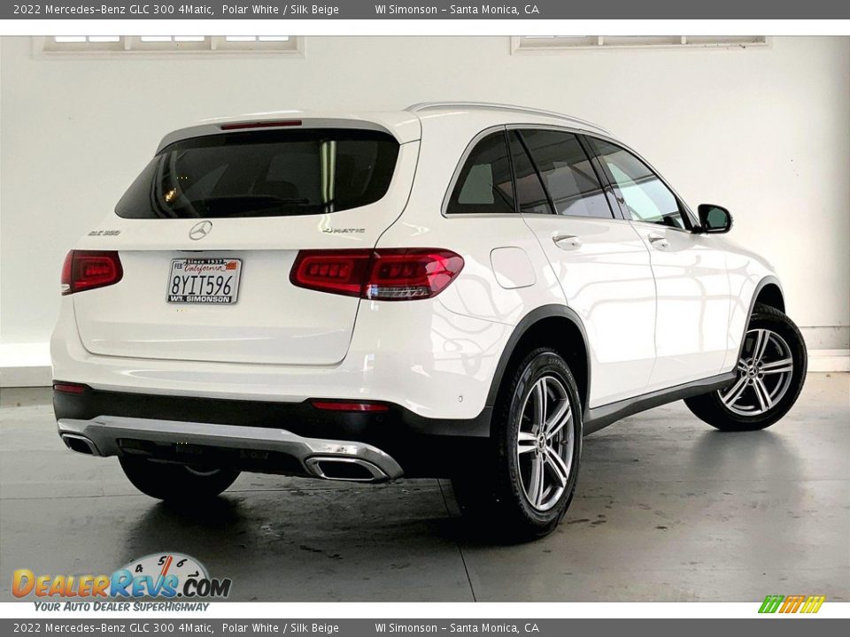 2022 Mercedes-Benz GLC 300 4Matic Polar White / Silk Beige Photo #13