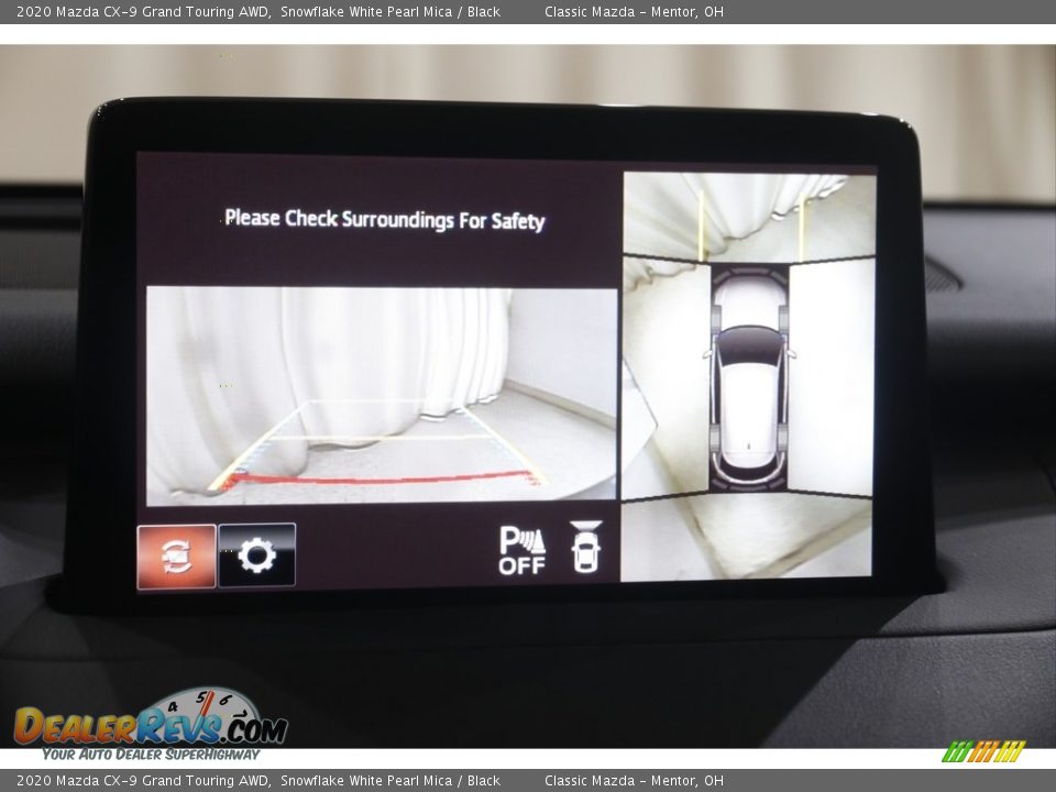 2020 Mazda CX-9 Grand Touring AWD Snowflake White Pearl Mica / Black Photo #15