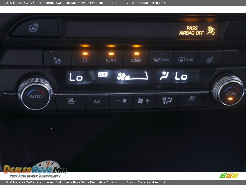 2020 Mazda CX-9 Grand Touring AWD Snowflake White Pearl Mica / Black Photo #16